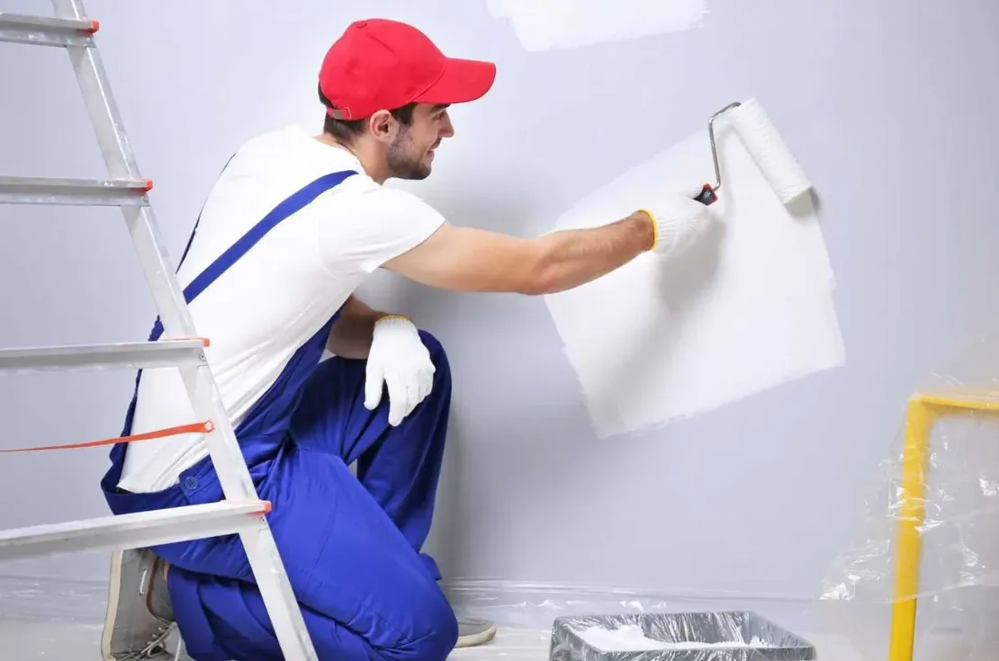 Interior painting with fresh coat